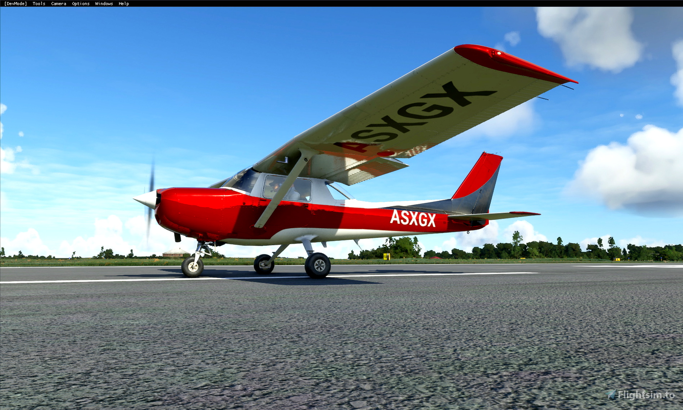 Cessna 152 Aerobat Metallic paints (5 colors) til Microsoft Flight