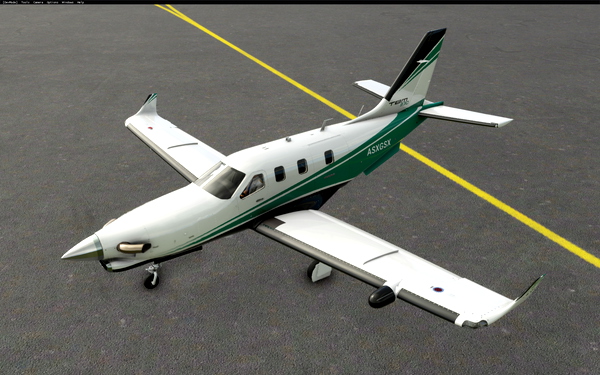 Daher TBM 930 alternate color stripes (6 colors) - for Microsoft Flight Simulator