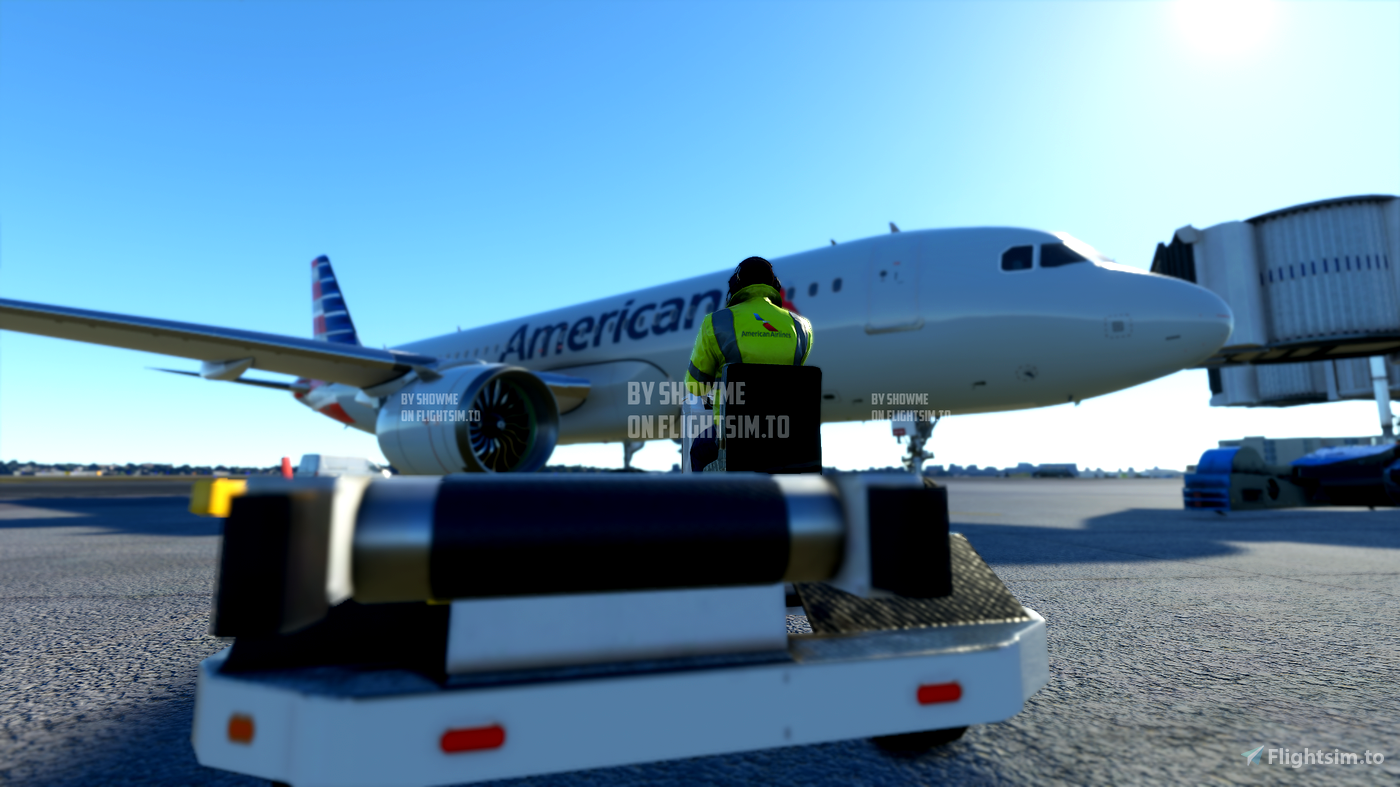 American Airlines Ground Crew For Microsoft Flight Simulator MSFS american-airlines-ground-crew-for-microsoft-flight-simulator-msfs