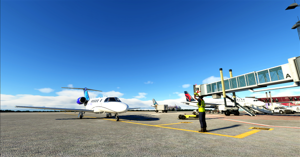 United Express Blue CJ4 - for Microsoft Flight Simulator