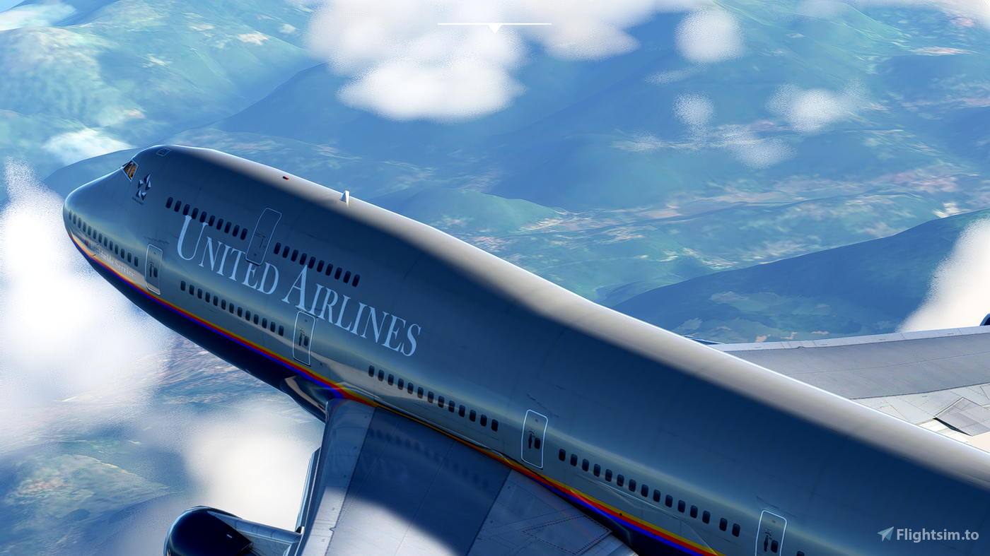 Boeing 747-400 United Airlines for Microsoft Flight Simulator | MSFS