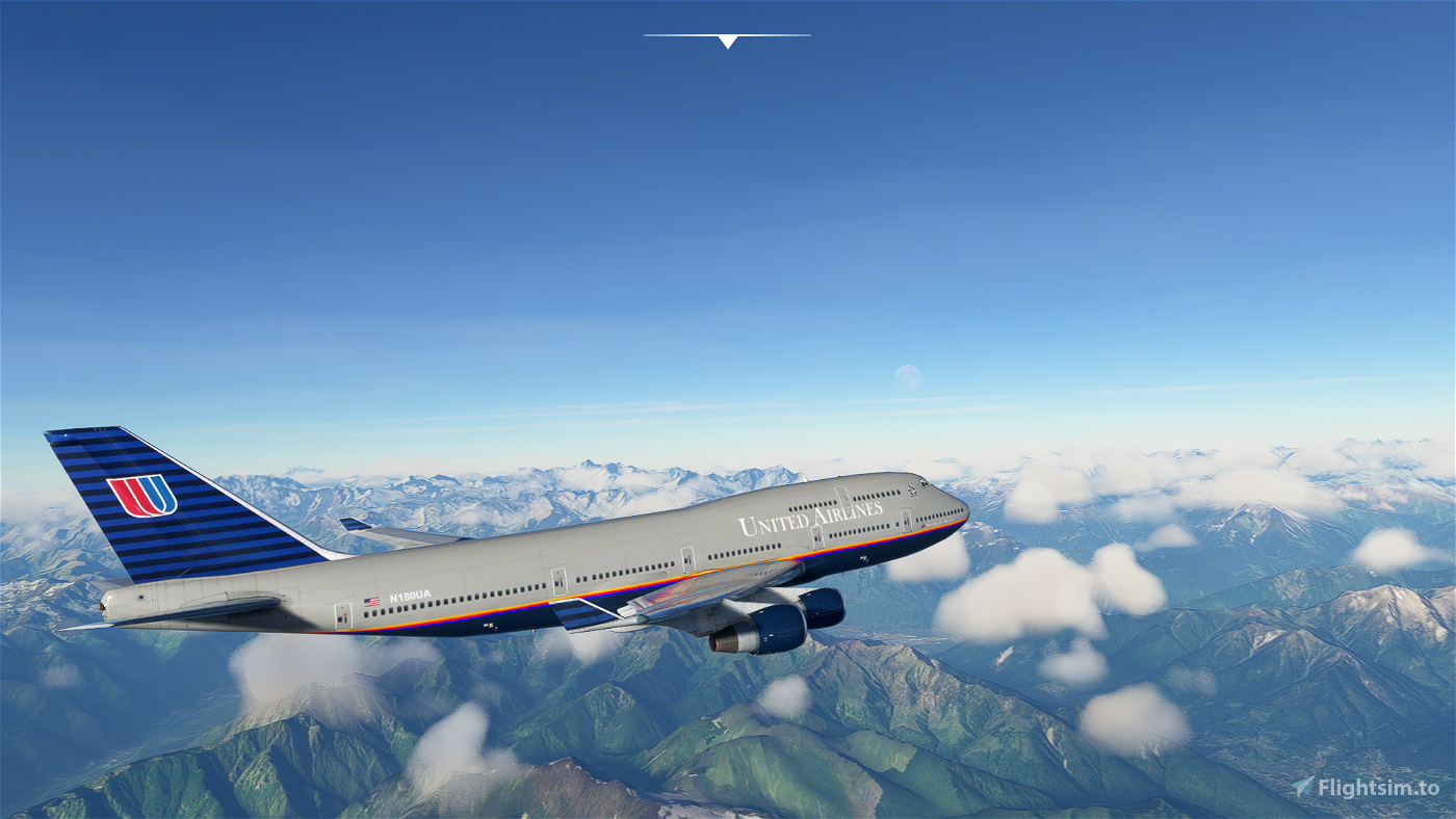 Boeing 747-400 United Airlines for Microsoft Flight Simulator | MSFS
