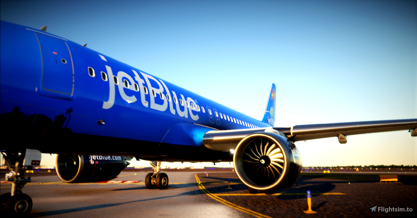 8K textures JetBlue 