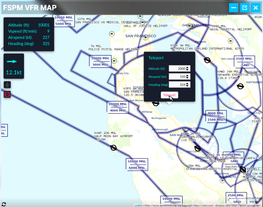 VFRmap Plugin, Google Maps for MSFS2020 — MSFS Addons