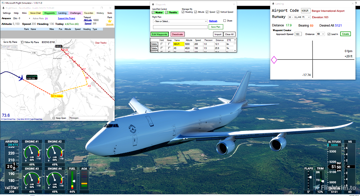 Flight Display Companion (G3000 style display for android) for Microsoft  Flight Simulator