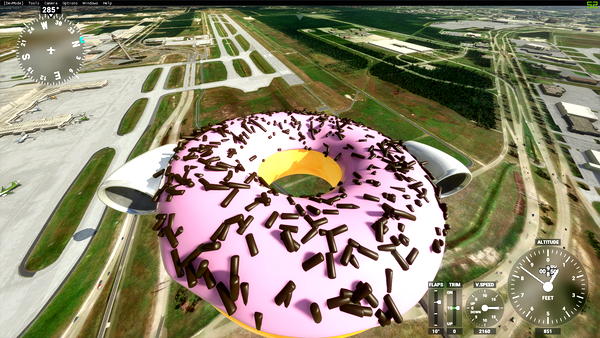 Flying Donut - for Microsoft Flight Simulator