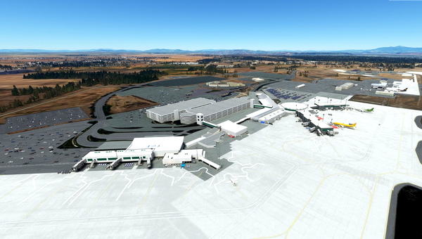 Spokane International Airport, Spokane WA USA - KGEG V2.0.1 - for Microsoft Flight Simulator