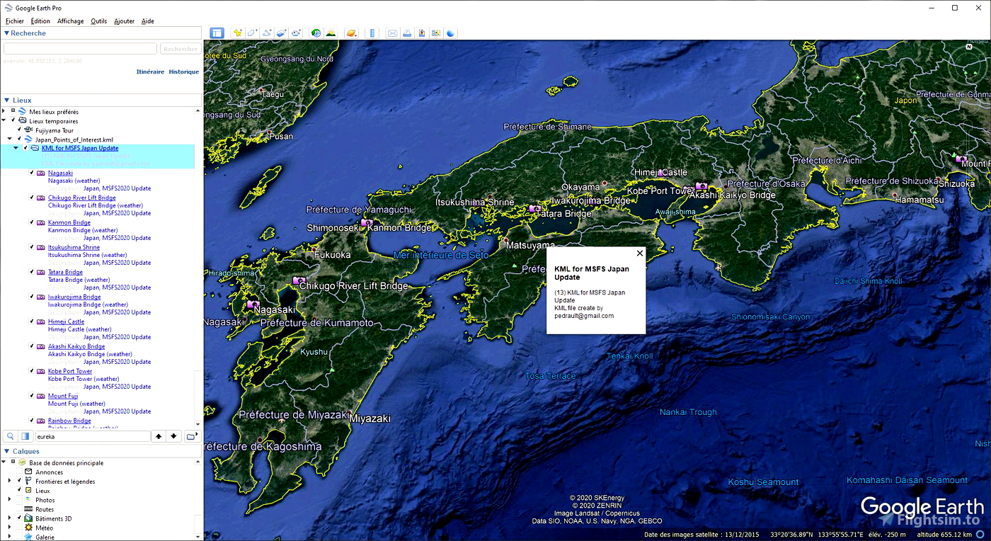 FSX Google Earth Tracker