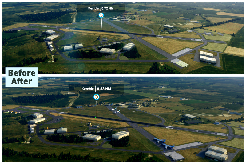 Kemble Cotswold Airport Airplane Scrapyard for Microsoft Flight