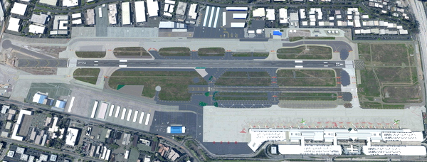 John Wayne International Airport, Santa Ana CA USA - KSNA V1.10 - for Microsoft Flight Simulator