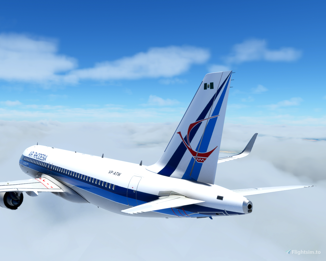 Air Rhodesia A320 Neo pour Microsoft Flight Simulator MSFS