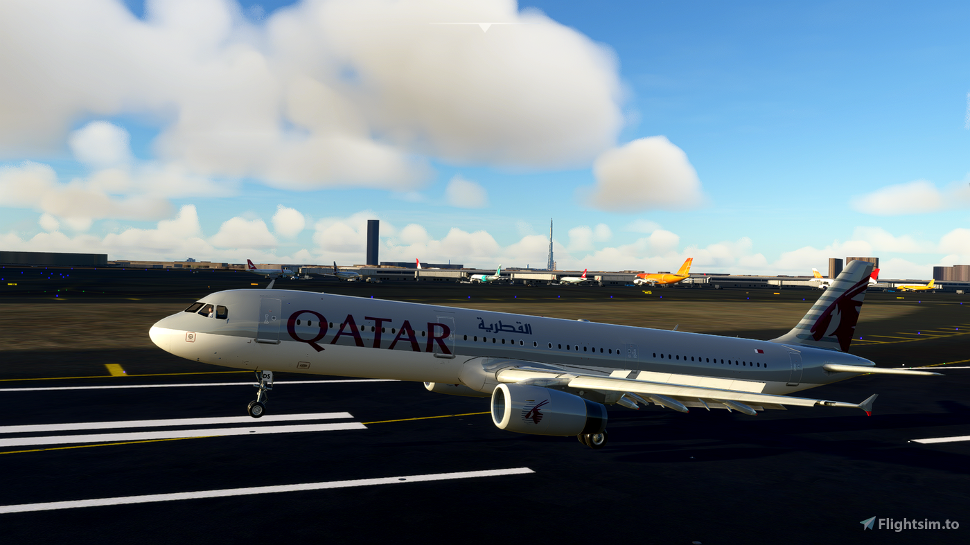 A321 Qatar Airways [8K/4K] for Microsoft Flight Simulator | MSFS