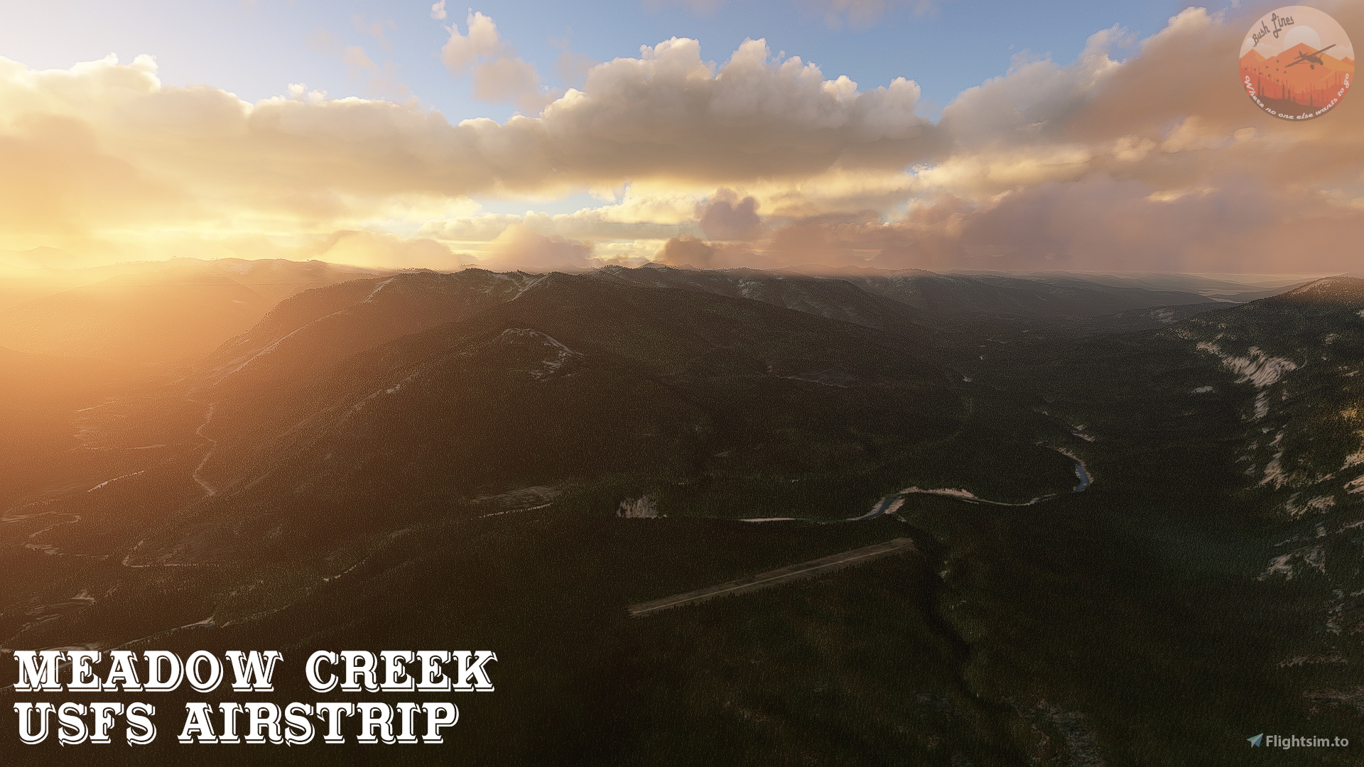 Flying B Ranch Landing Strip 12ID, Idaho, USA For Microsoft Flight ...