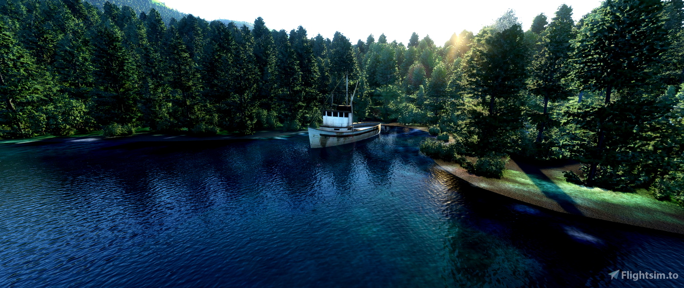 Amook Bay Seaplane Base, Kodiak Island, Alaska for Microsoft Flight