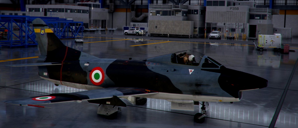 Fiat G91 2° Stormo Italia - for Microsoft Flight Simulator