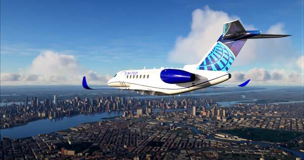 United Express Blue Longitude - for Microsoft Flight Simulator