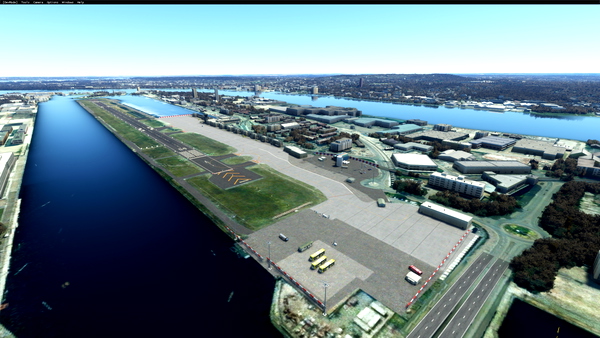 London City EGLC (Airport & Lights Enhancement) - for Microsoft Flight Simulator