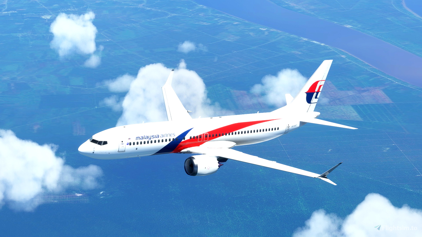 B737-800 MAX MALAYSIA AIRLINES for Microsoft Flight Simulator | MSFS