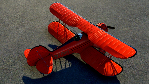 Waco YMF-5 - Livery "Bright Orange" - for Microsoft Flight Simulator