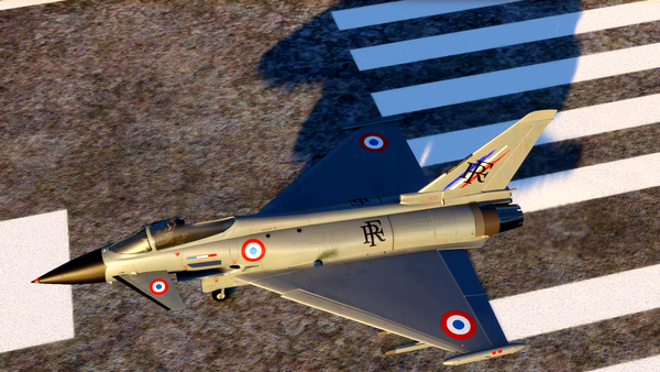 Livrée Typhoon République Française - for Microsoft Flight Simulator