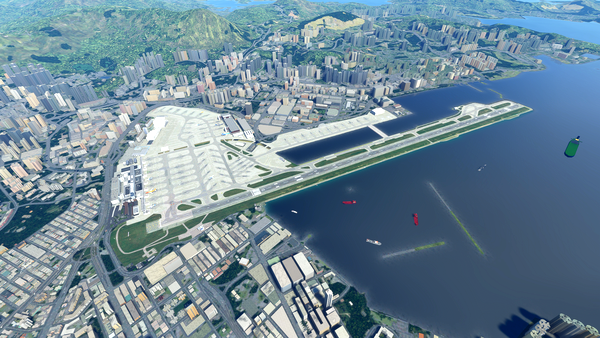 Kai Tak (VHHX) Landing Challenge - for Microsoft Flight Simulator