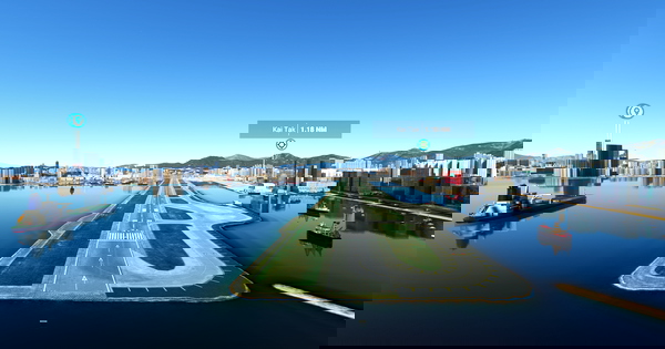 Kai Tak area exclusion file of SamScene3D Hong Kong City Times - for Microsoft Flight Simulator