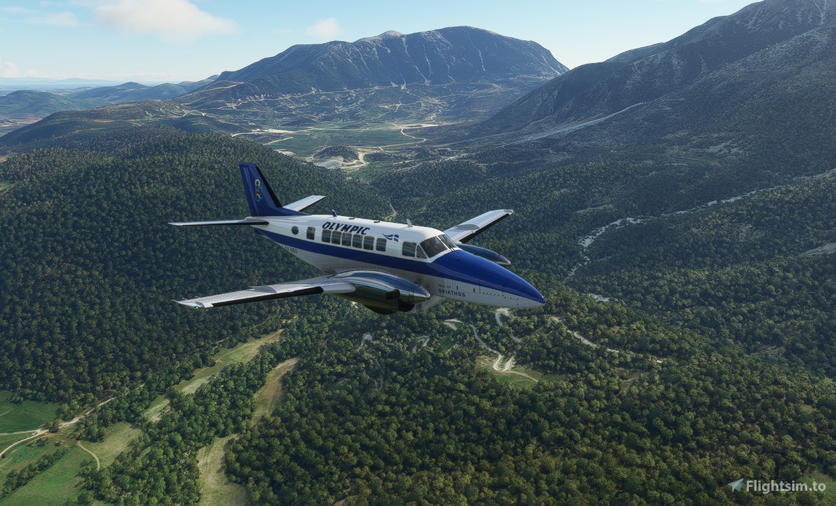 VIRTUALCOL - BEECH99B Olympic Airways Per Microsoft Flight Simulator | MSFS