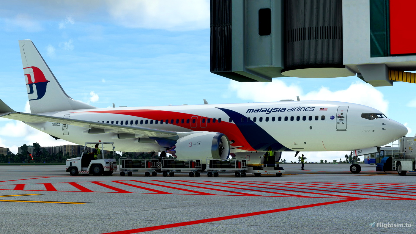 B737-800 MAX MALAYSIA AIRLINES for Microsoft Flight Simulator | MSFS