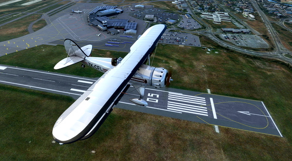 Waco YMF-5 ZK-CFL - for Microsoft Flight Simulator