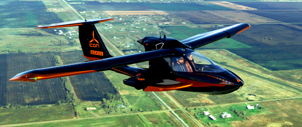 Icon A5 Red and Black - for Microsoft Flight Simulator