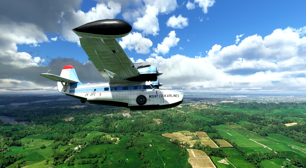 Grumman Goose ZK-DFC Mount Cook Airlines - for Microsoft Flight Simulator