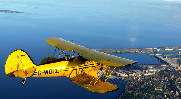 Waco YMF-5 G-WOCO - for Microsoft Flight Simulator