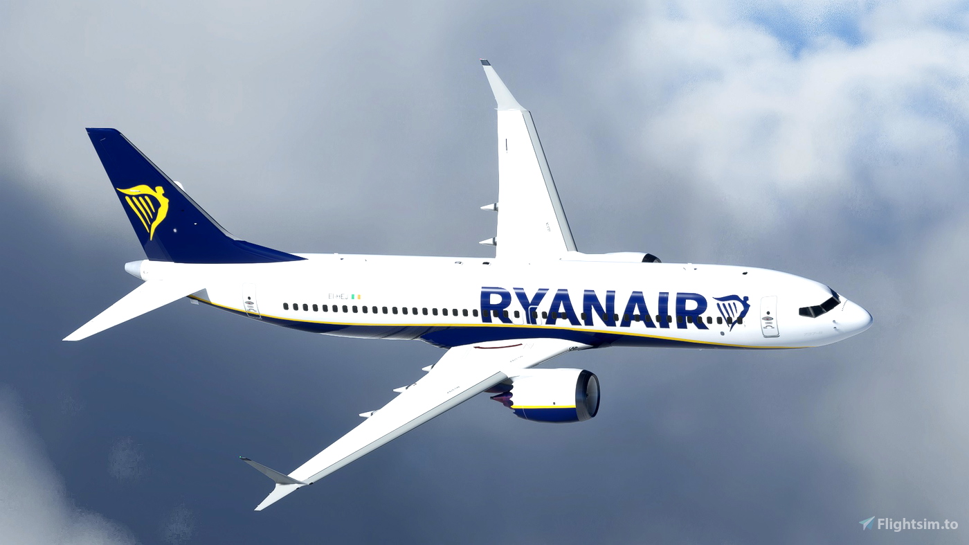 B737-800 MAX Ryanair for Microsoft Flight Simulator | MSFS