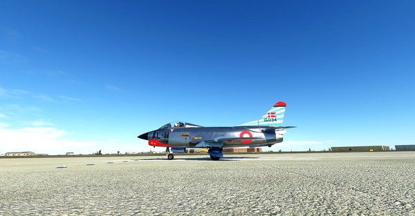 Fiat G-91 Danish Air Force AL-H - for Microsoft Flight Simulator