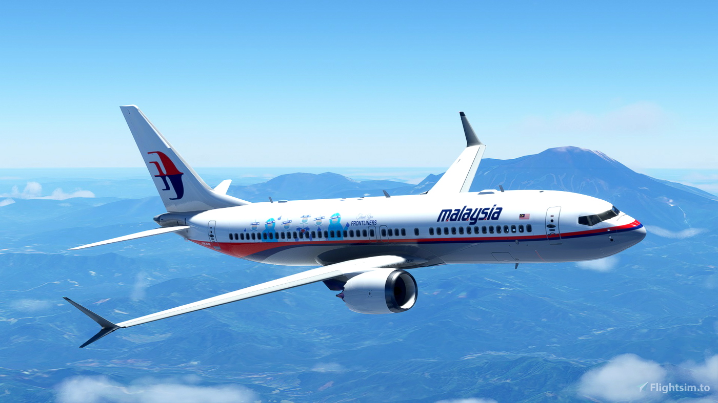 B737-800 MAX MALAYSIA AIRLINES FRONTLINERS » Microsoft Flight Simulator