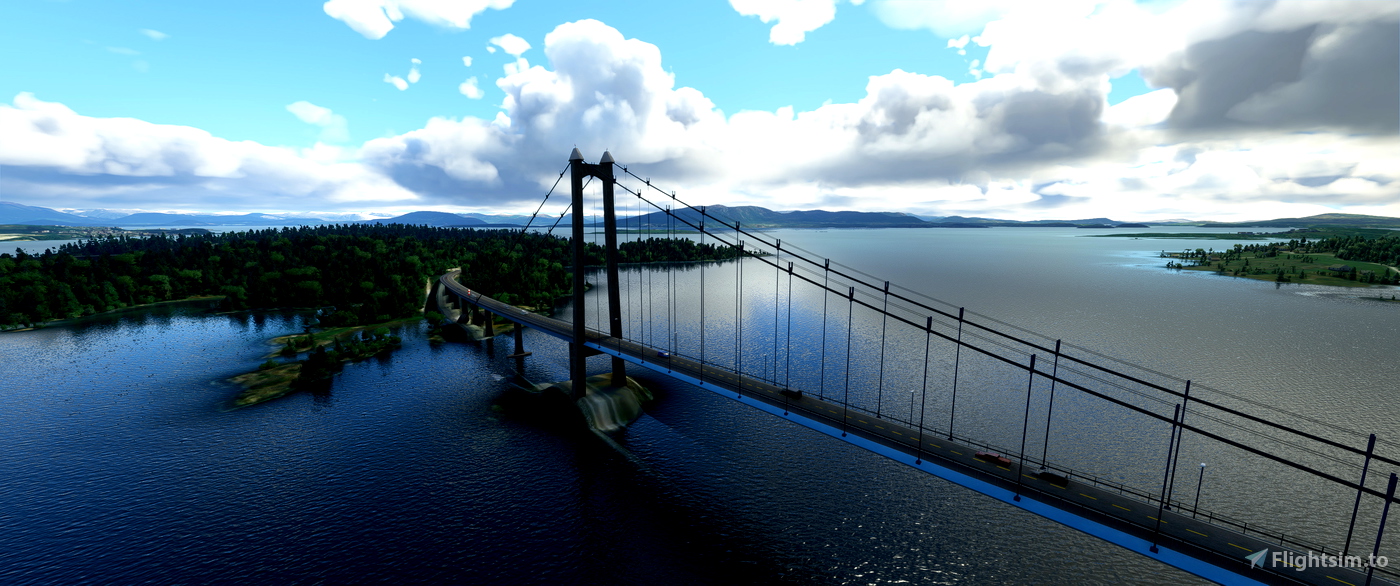 Trekantsambandet bridges for Microsoft Flight Simulator | MSFS