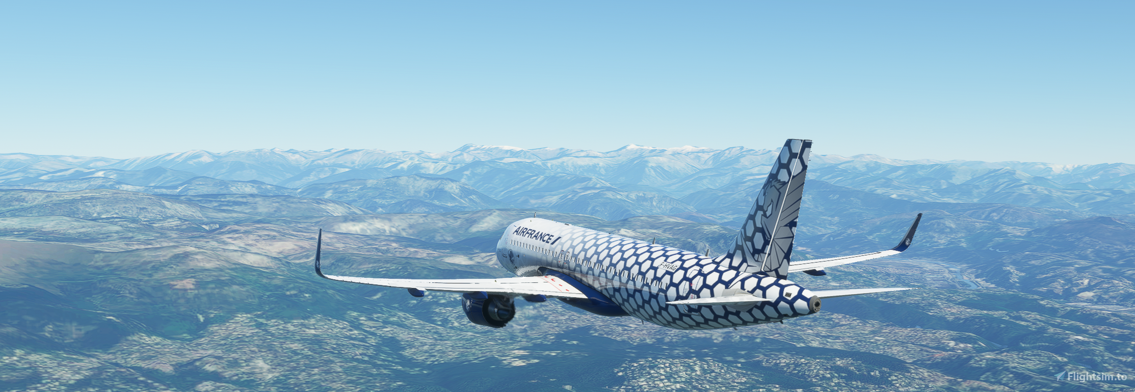 A320neo Air France Fictitious Concept Livery 02 For Microsoft Flight ...