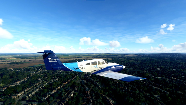PA44 SEMINOLE in CAE Oxford colors - for Microsoft Flight Simulator