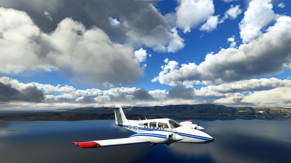 PA44 SEMINOLE in Olympic airways colors - for Microsoft Flight Simulator