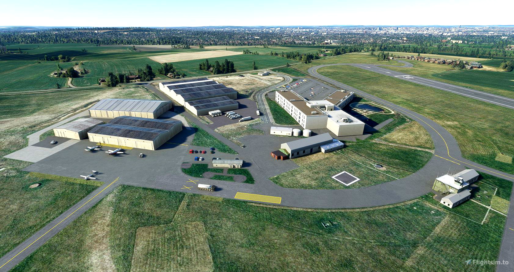 Nottingham Tollerton Airfield - EGBN » Microsoft Flight Simulator