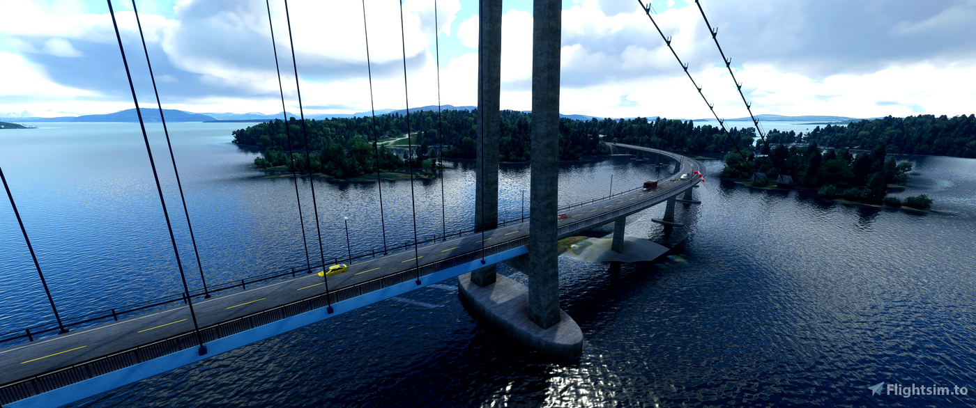 Trekantsambandet bridges for Microsoft Flight Simulator | MSFS