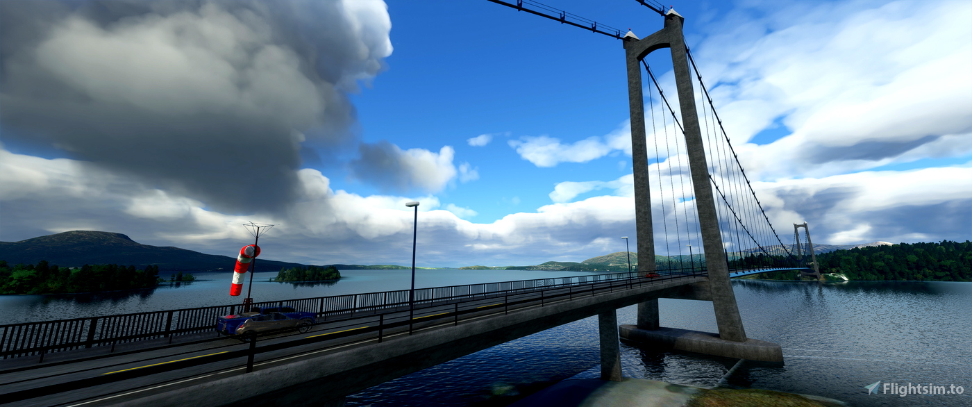 Trekantsambandet bridges for Microsoft Flight Simulator | MSFS