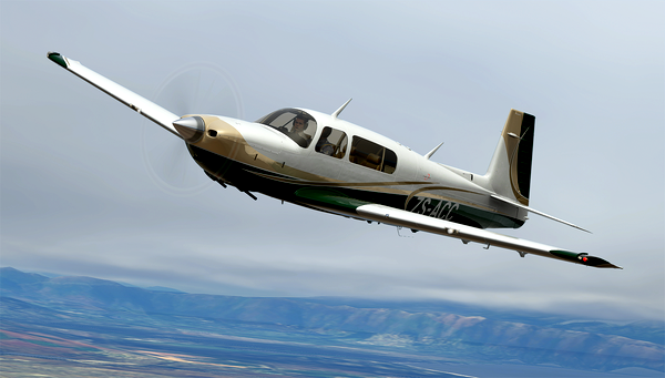 Champagne and Green Livery for Carenado Mooney - for Microsoft Flight Simulator