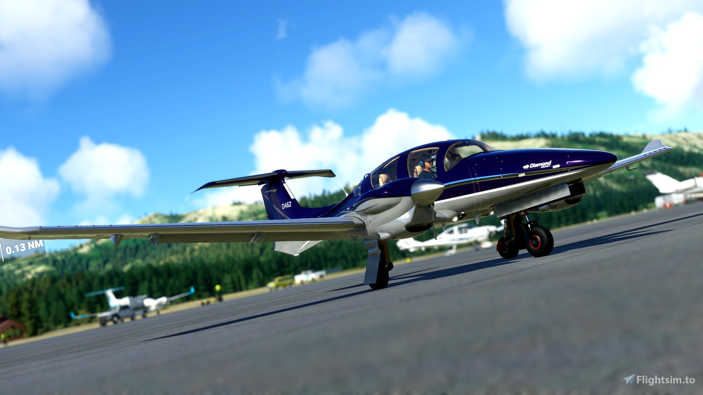 Purple DA62 Livery for Microsoft Flight Simulator | MSFS