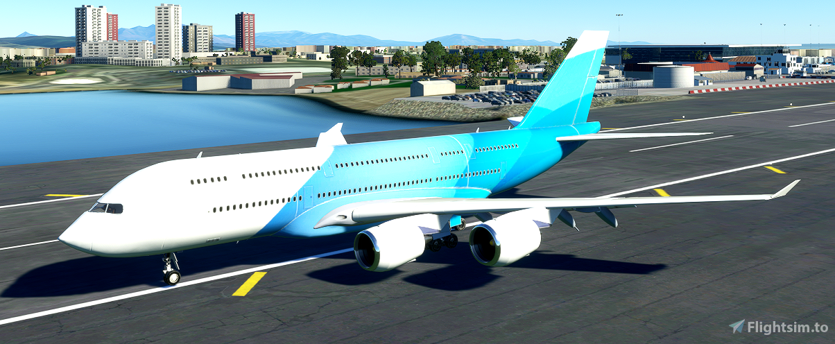 Airbus A380 generic voor Microsoft Flight Simulator | MSFS