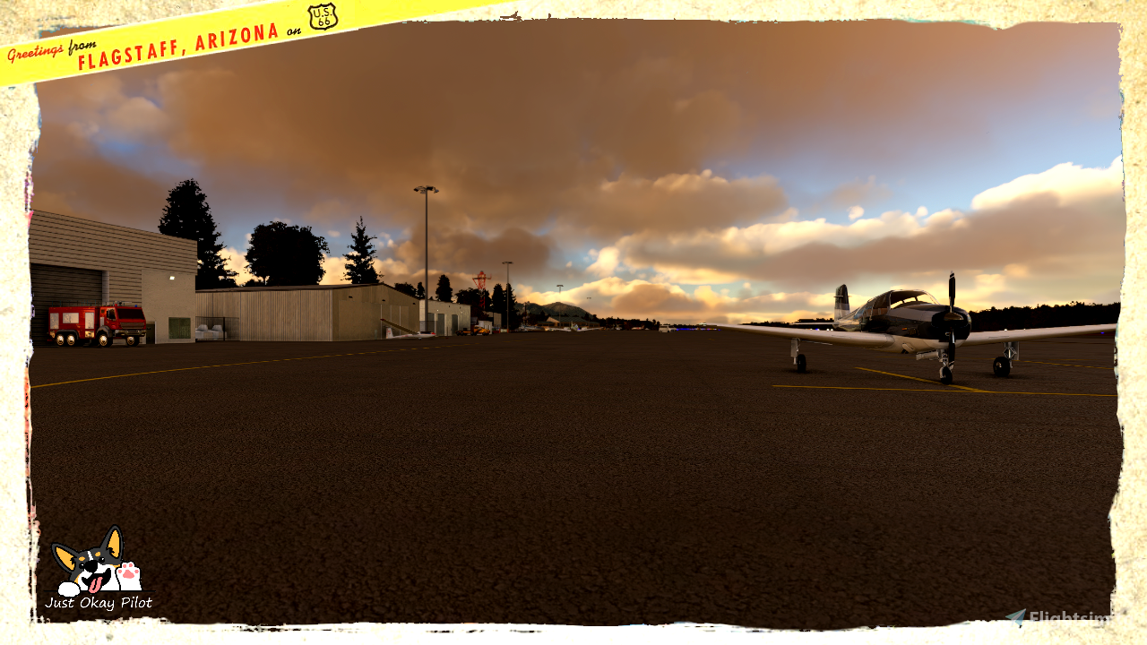 Flagstaff Pulliam Airport KFLG for Microsoft Flight Simulator MSFS