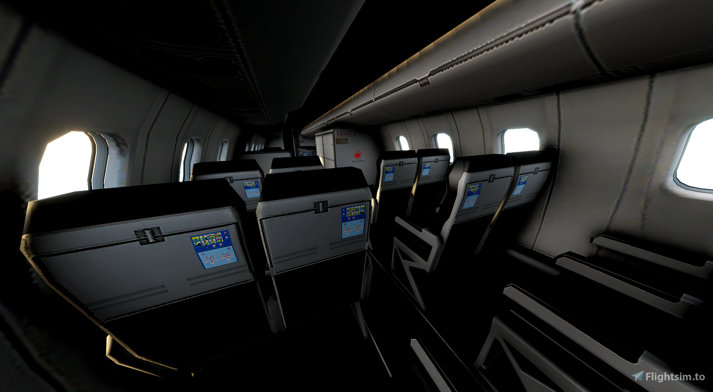 Aerosoft CRJ 550 Air Canada (with custom Interior) for Microsoft Flight ...