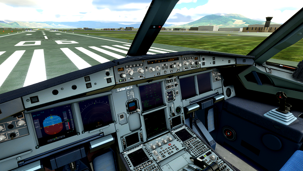 FBW A320NX Right Hand Side MFD/PFD screens (FPS Saver) - for Microsoft Flight Simulator