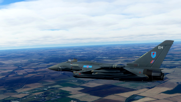 UK Royal AirForce ZK333 for EUROFIGHTER (BREDOK3D) - for Microsoft Flight Simulator