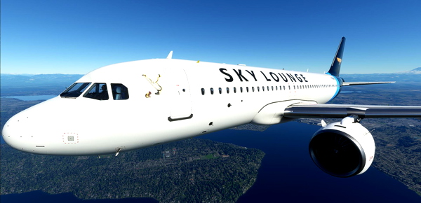 Airbus A320 Neo - The Sky Lounge Livery - for Microsoft Flight Simulator